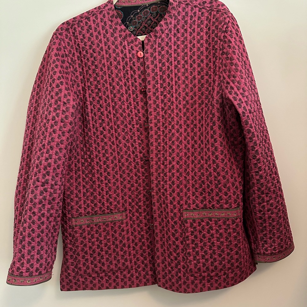 Fully Reversible Quilted Cotton Jacket - image 6